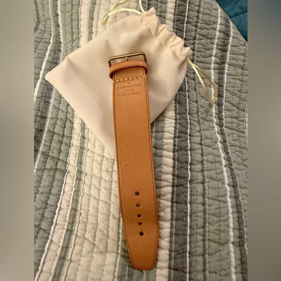 Authentic Louis Vuitton Vachetta Light Brown Leather Strap - Picture 3 of 6